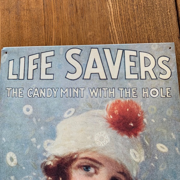 Peppermint Life Savers Advertisement Metal Sign - Picture 3 of 8